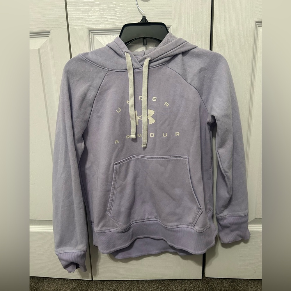 Purple women’s sweatshirt under armour